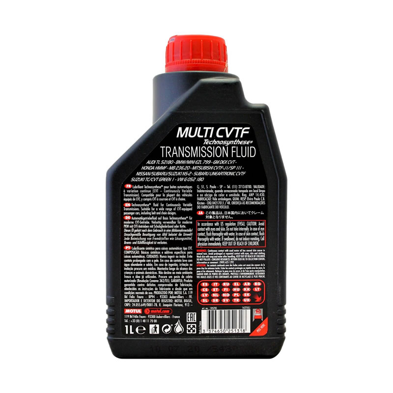 MOTUL MULTI CVTF Transmission Fluid - Image 2