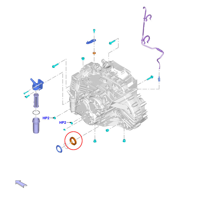 FORD, VOLVO Shaft Seal CORTECO 31256727 - Image 2