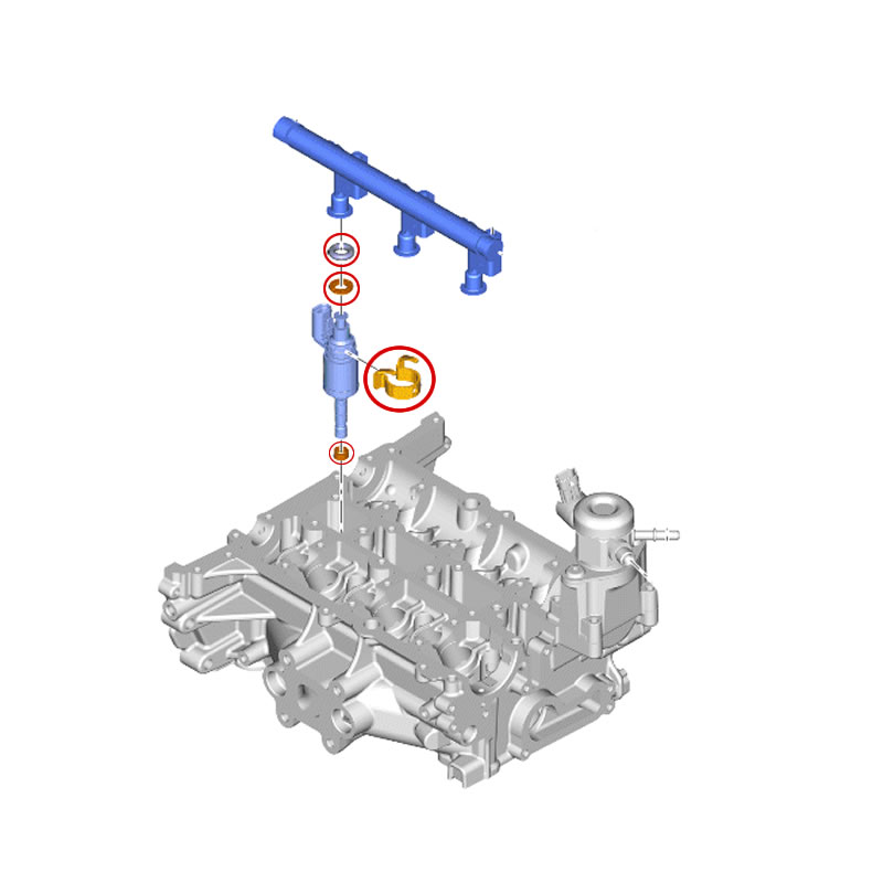 Volvo Injection Nozzle Repair Kit BOSCH 2707010061 - Image 3