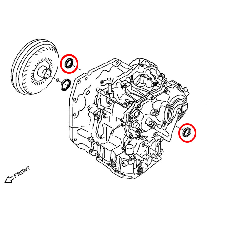 NISSAN Shaft Seal 383423VX0A - Image 3