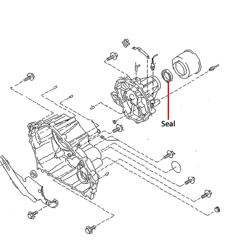 NISSAN NAVARA shaft Seal 3314233G10 - Image 3