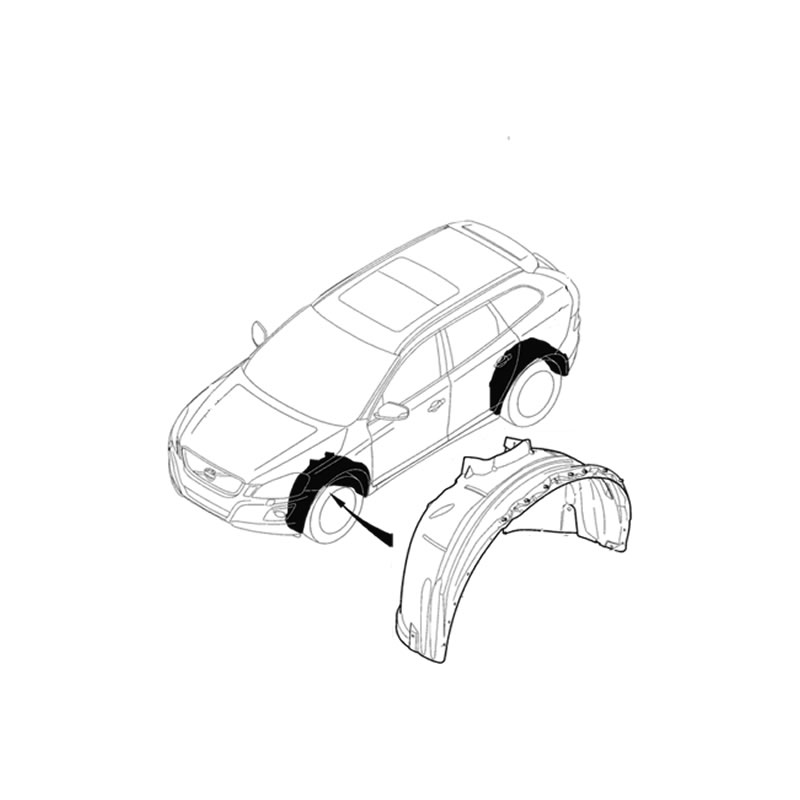 VOLVO XC60 Front RH Stone Guards 31407825 - Image 2