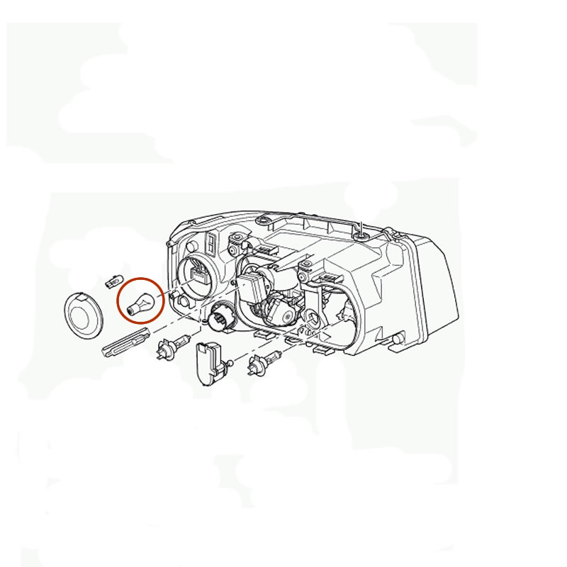 Indicator Bulb Landrover Genuine LR000702 - Image 3