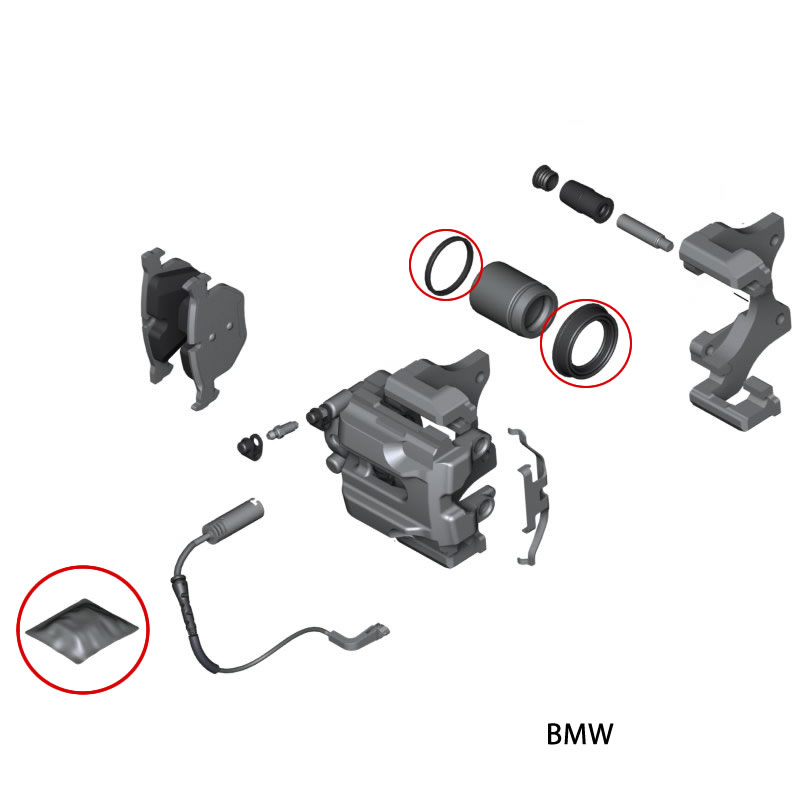 AUDI Repair Kit, Brake Caliper FEBEST 1775A6F - Image 3