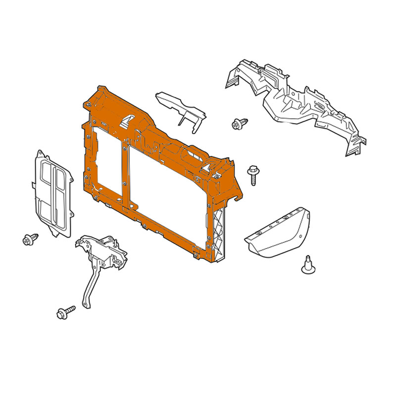 MAZDA 2 Radiator Support Panel D65153110K - Image 3