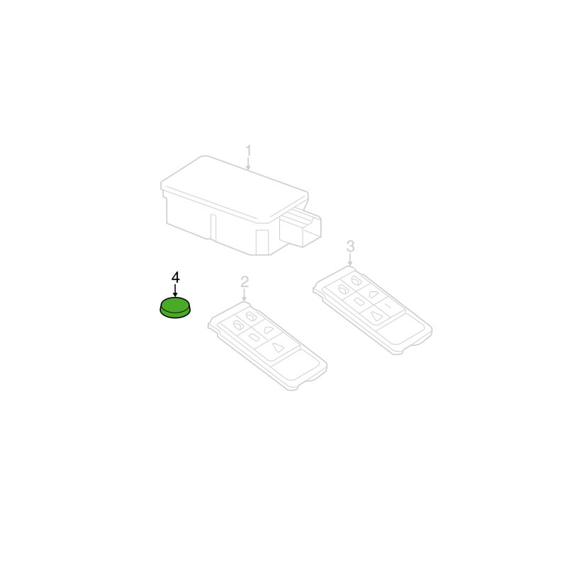 VOLVO GENUINE KEY FOB Battery 31252292 - Image 3