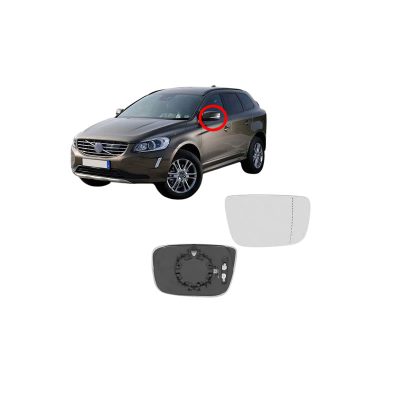 VOLVO XC60 Side Mirror Glass LH 31217275