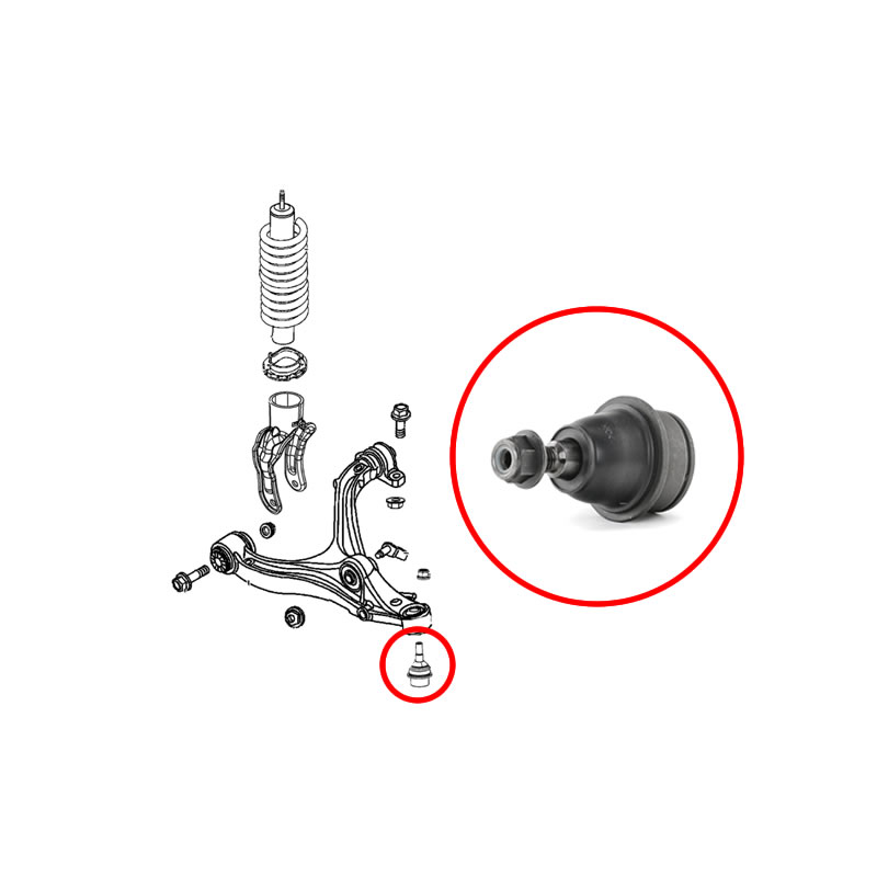 JEEP GRAND CHEROKEE Lower Arm Ball joint 05085914AD