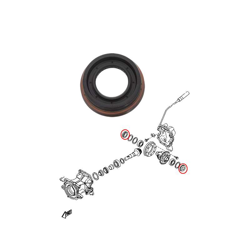MAZDA 3 / CX-3 / CX-30/ CX-5/ CX-9 Rear Differential Seal KA0127238 - Image 2