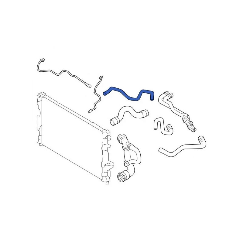 VOLVO XC60 / V70 / S80 / S60 Coolant Hose 8623124 - Image 2