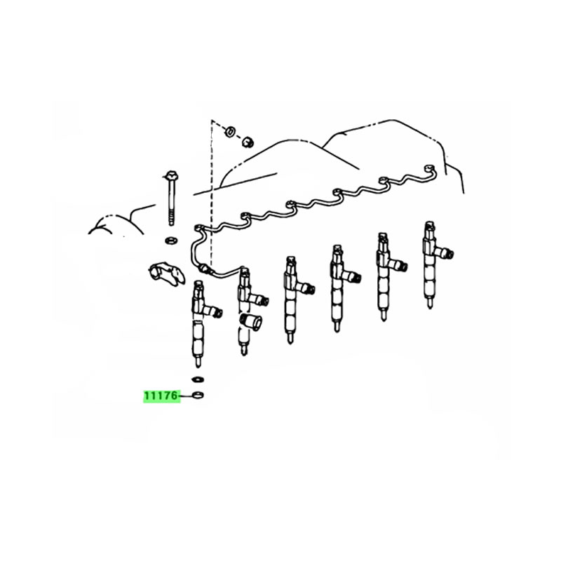 Injector nozzle washer TOYOTA 1117627010 - Image 3